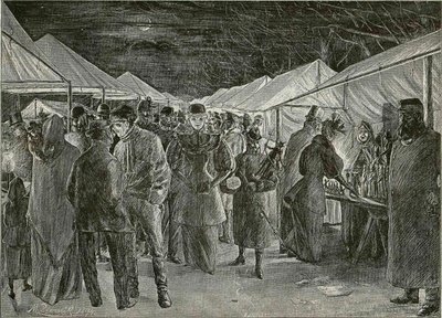 Miklavzev Evening Fair in Ljubljana by Miljutin Zarnik